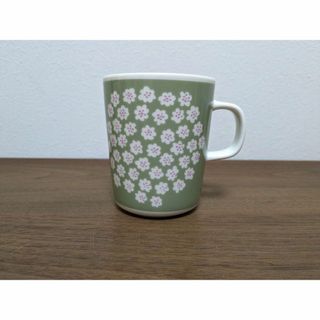 マリメッコ(marimekko)のマリメッコ　marimekko　プケッティ　マグカップ　グリーン　新品(グラス/カップ)