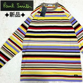 ポールスミス(Paul Smith)の✦新品タグ付き✦Paul Smith ポールスミス マルチカラー 総柄カットソー(Tシャツ/カットソー(七分/長袖))