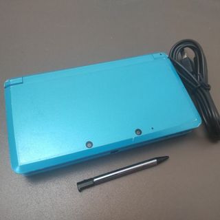 ニンテンドー3DS(ニンテンドー3DS)の安心の整備済み！◆任天堂3DS 中古本体◆ライトブルー◆74(携帯用ゲーム機本体)