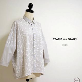 スタンプアンドダイアリー(STAMP AND DIARY)のスタンプ ＆ ダイアリー 刺繍ブラウス(シャツ/ブラウス(長袖/七分))