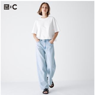 ユニクロ(UNIQLO)のユニクロ　C ワイドストレートジーンズ(デニム/ジーンズ)