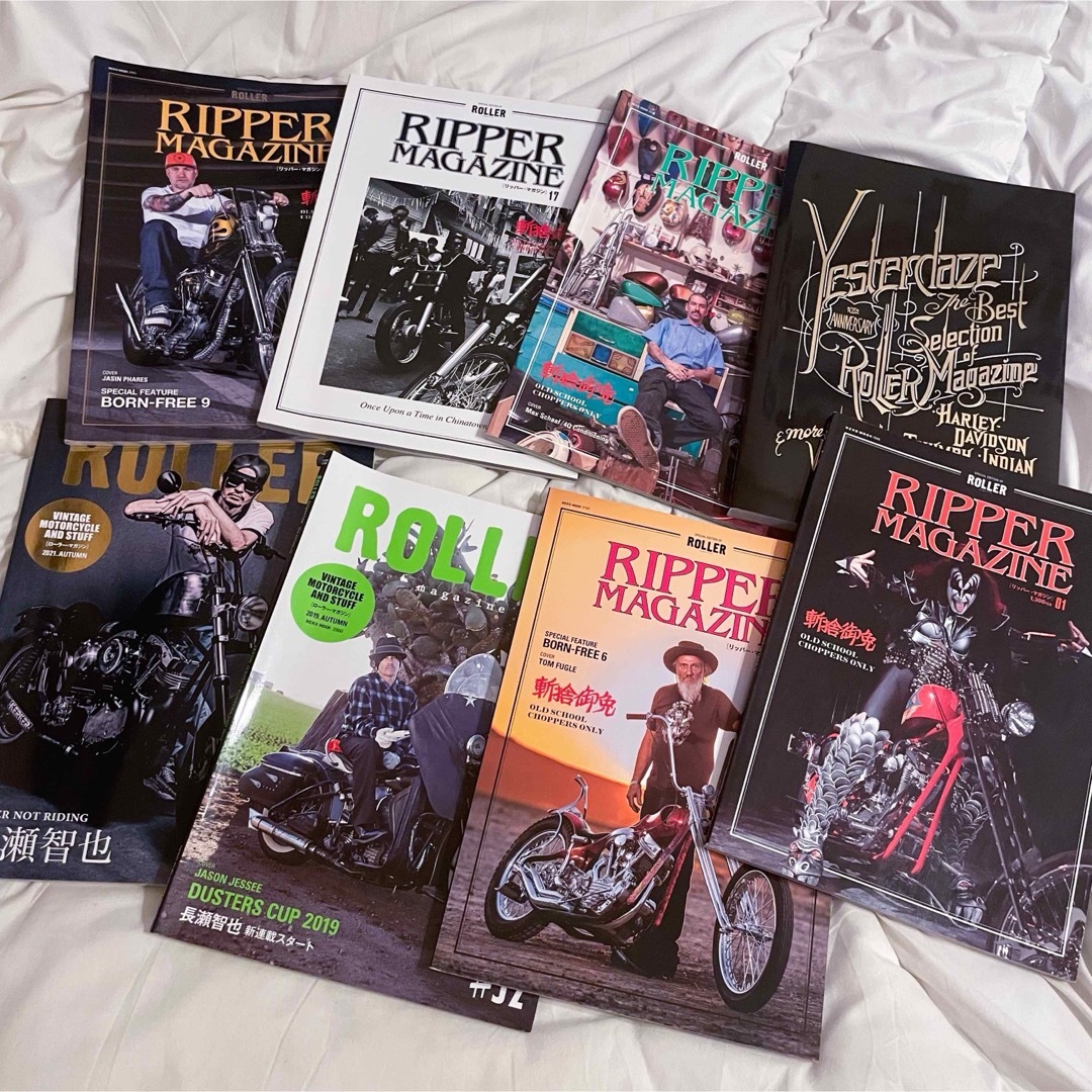 レア号 RIPPER roller MAGAZINEセット ハーレー 長瀬 自動車/バイクの自動車/バイク その他(その他)の商品写真