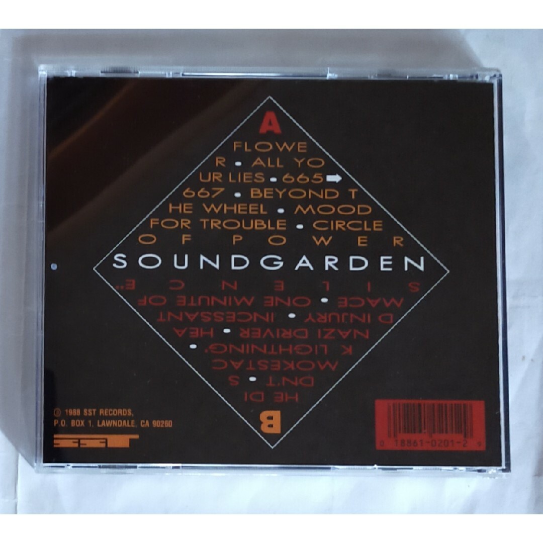 廃盤レアロックグランジCDサウンドガーデンULTRAMEGA OK SOUNDG エンタメ/ホビーのCD(ポップス/ロック(洋楽))の商品写真