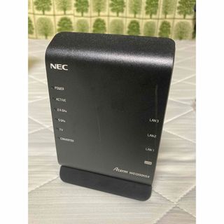 エヌイーシー(NEC)のNEC 無線LANルーター  PA-WG1200HS4(PC周辺機器)