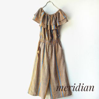 meridian　オフショルダー　オールインワン　Sサイズ相当(その他)