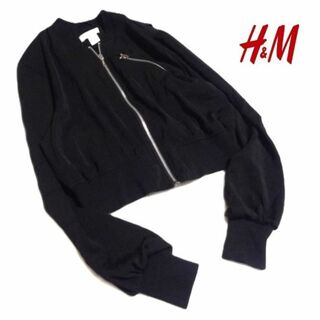 H&M - ◆H＆M/エイチアンドエム◆　S位　薄手ショート丈ブルゾンジャケット