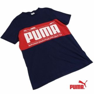 ●PUMA/プーマ●　メンズL　目立ちロゴTシャツ