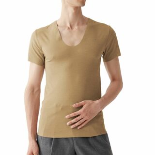 [グンゼ] インナーシャツ Ｖネック カットオフ 抗菌防臭 耐久柔軟 YN151(その他)