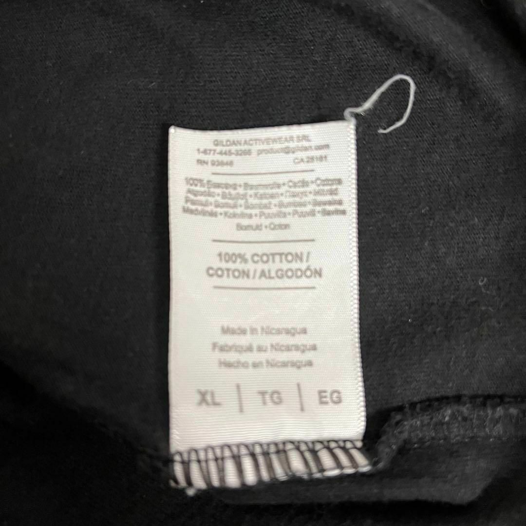 【定番デザイン】スラッシャー☆ビッグセンターロゴTシャツ　人気ブラック　XL メンズのトップス(Tシャツ/カットソー(半袖/袖なし))の商品写真