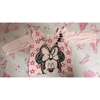 ディズニー(Disney)の［子供服］ミニーちゃんの長袖Tシャツ(Ｔシャツ)