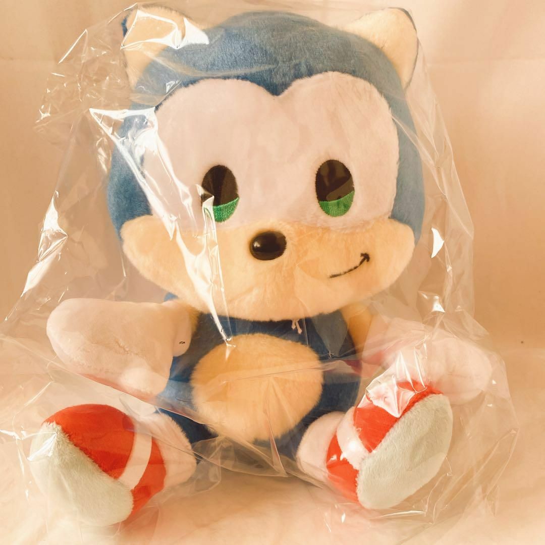 SONIC＆FRIENDS ソニックフレンズ ぬいぐるみM エミーとソニック エンタメ/ホビーのおもちゃ/ぬいぐるみ(ぬいぐるみ)の商品写真