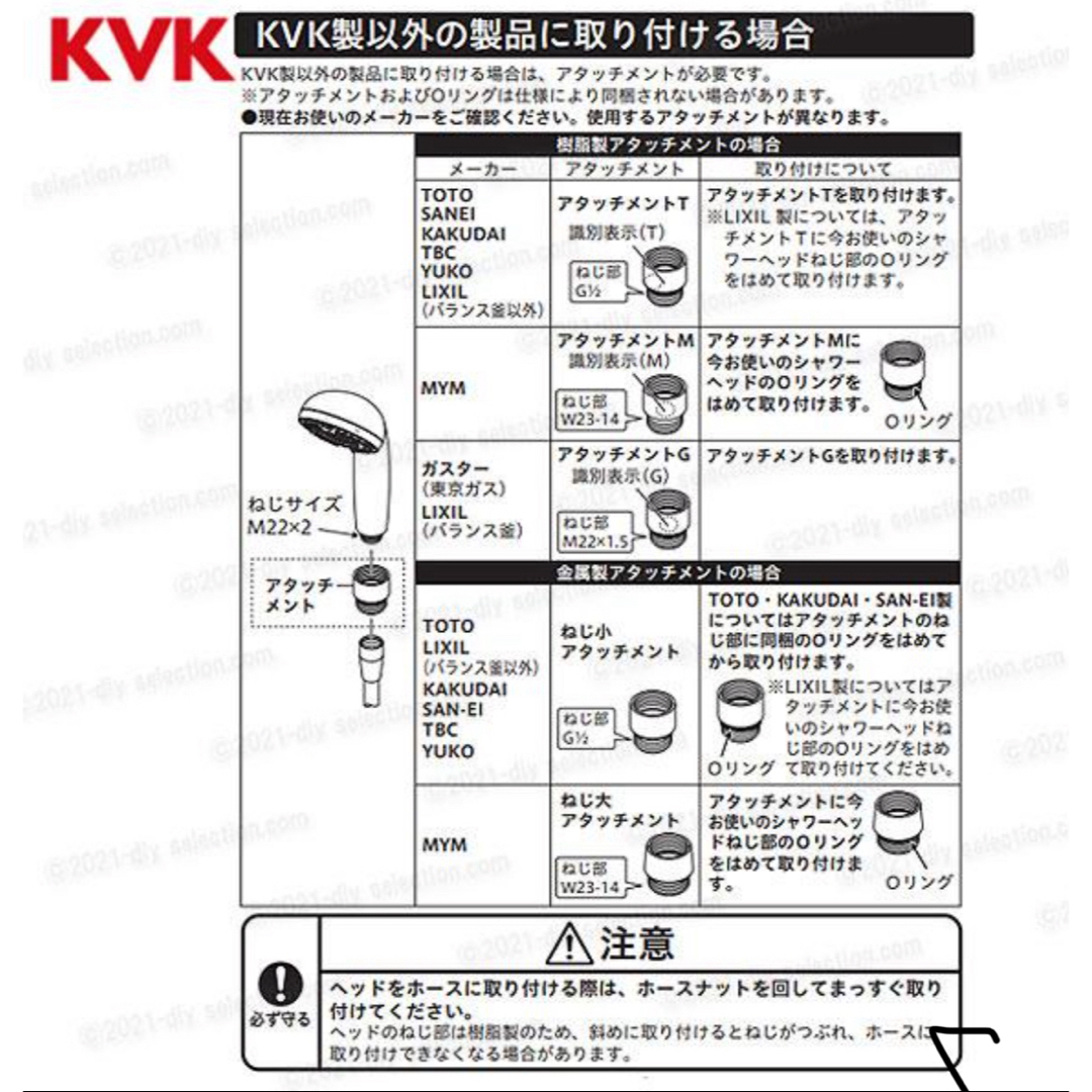 ＫＶＫ　hadamo　ウルトラファインバブル　シャワーヘッド　PZS370T インテリア/住まい/日用品のインテリア/住まい/日用品 その他(その他)の商品写真