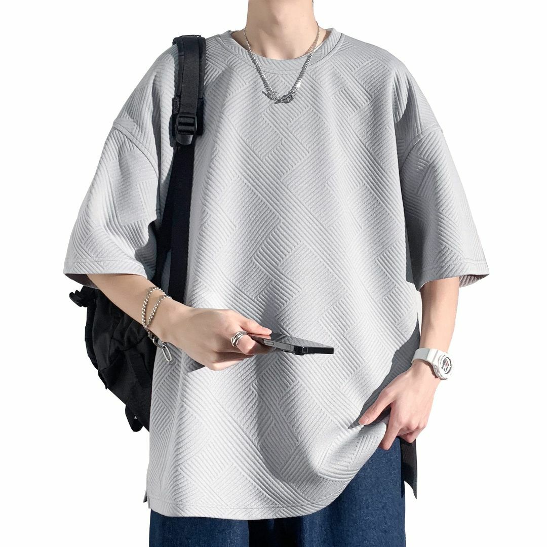 [Culeevp] 夏服 メンズ tシャツ メンズ 半袖 大きいサイズ 無地 五 メンズのファッション小物(その他)の商品写真