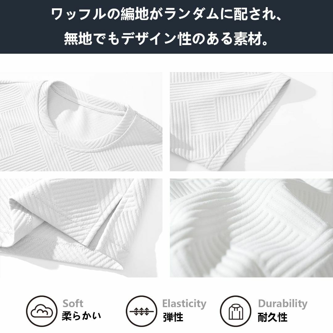 [Culeevp] 夏服 メンズ tシャツ メンズ 半袖 大きいサイズ 無地 五 メンズのファッション小物(その他)の商品写真