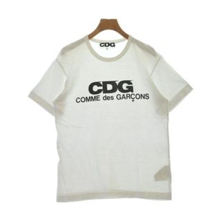 CDG シーディージー Tシャツ・カットソー M 白 【古着】【中古】(カットソー(半袖/袖なし))