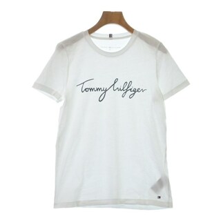TOMMY HILFIGER - TOMMY HILFIGER トミーヒルフィガー Tシャツ・カットソー XS 白 【古着】【中古】