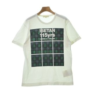 コムデギャルソン(COMME des GARCONS)のCOMME des GARCONS Tシャツ・カットソー M 白 【古着】【中古】(Tシャツ/カットソー(半袖/袖なし))