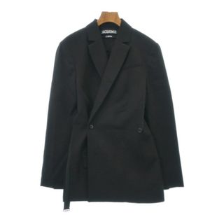 JACQUEMUS ジャックムス テーラードジャケット 34(XS位) 黒 【古着】【中古】(テーラードジャケット)