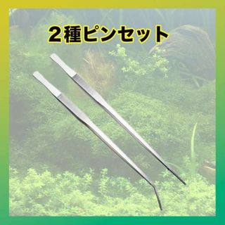 ピンセット 27㎝ 2種類セット 水槽用 ハーバリウム アクアリウム 手入れ(アクアリウム)