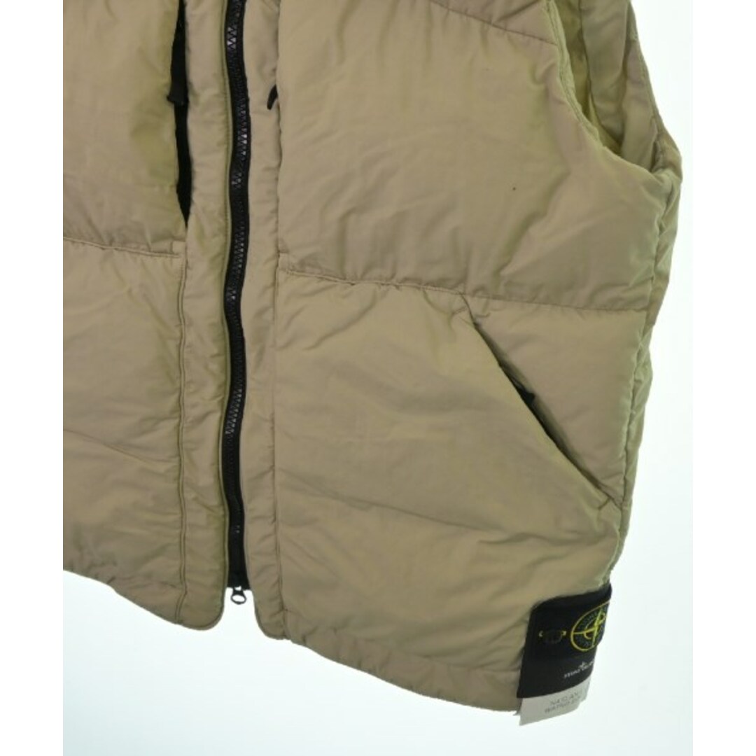 STONE ISLAND(ストーンアイランド)のSTONE ISLAND ダウンジャケット/ダウンベスト XL カーキ 【古着】【中古】 メンズのジャケット/アウター(ダウンジャケット)の商品写真