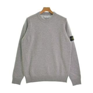 ストーンアイランド(STONE ISLAND)のSTONE ISLAND ストーンアイランド ニット・セーター L グレー 【古着】【中古】(ニット/セーター)