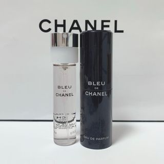 シャネル(CHANEL)の【シャネル】⭐️ブルードゥ シャネル EDP トラベル スプレイ 本体&レフィル(香水(男性用))