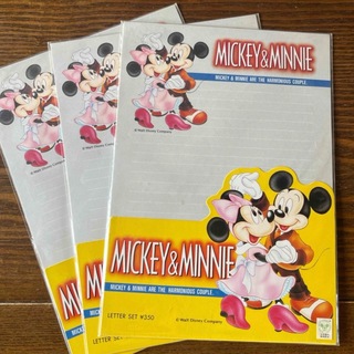 ディズニー(Disney)の【1セット】2000年〜 平成前半 ミッキー&ミニーレターセット(印刷物)