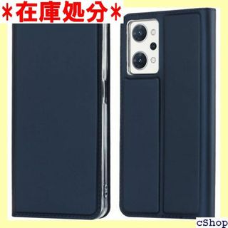 For OPPO Reno7 A ケース 手帳型 OP r 撃 ブルー 1111(その他)