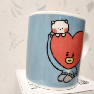 ビーティーイシビル(BT21)のtata コップ bt21 新品 ハッピーバッグ rj テテ bts マグカップ(キャラクターグッズ)