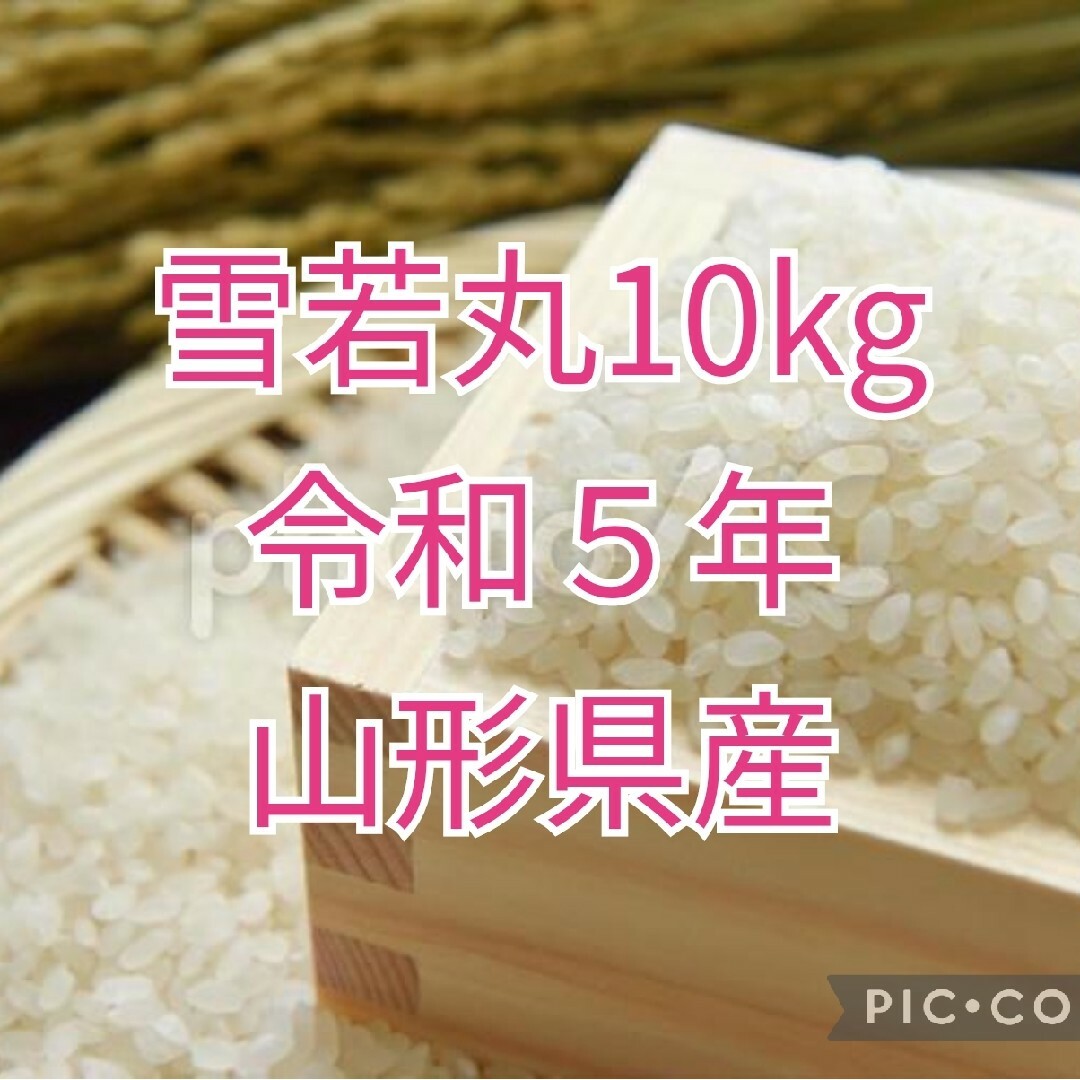 雪若丸10kg　令和５年山形県産 食品/飲料/酒の食品(米/穀物)の商品写真