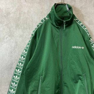 アディダス セットアップ/ジャージ (メンズ)(グリーン・カーキ/緑色系 アディダス セットアップ/ジャージ (メンズ)(グリーン・カーキ/緑色系