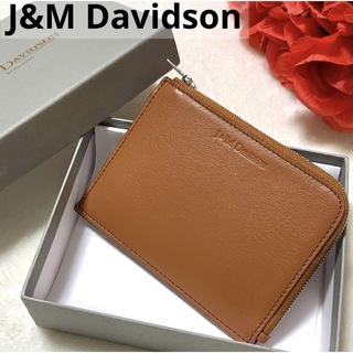 J&M DAVIDSON - 【新品】 J&M Davidson 本革 コインケース カードケース ブラウン