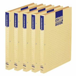 コクヨKOKUYO スクラップブック D ドットガイド入 A4 5冊セット ラ-(その他)