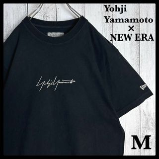 ヨウジヤマモト(Yohji Yamamoto)の【人気デザイン】ヨウジヤマモト×ニューエラ☆センター刺繍Tシャツ コラボ 即完売(Tシャツ/カットソー(半袖/袖なし))