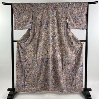 小紋 身丈161.5cm 裄丈65.5cm 正絹 美品 優品 【中古】(着物)