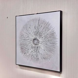 油絵 抽象画 壁掛け アート 大型 70×70 現代 美術 モダン 北欧 絵画(絵画/タペストリー)