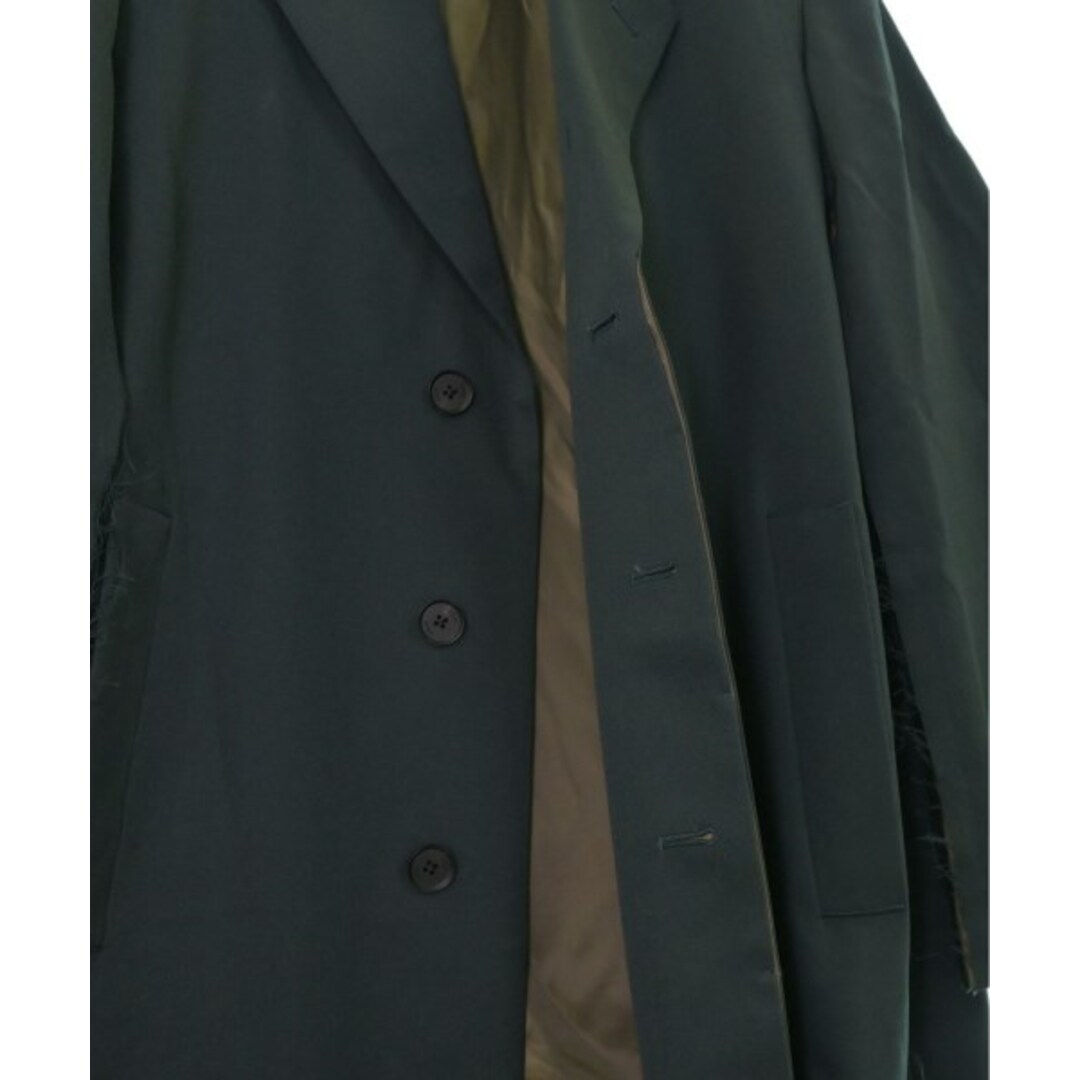 YOKE - YOKE ヨーク チェスターコート 1(S位) 緑 【古着】【中古 YOKE - YOKE ヨーク チェスターコート 1(S位) 緑 【古着】【中古