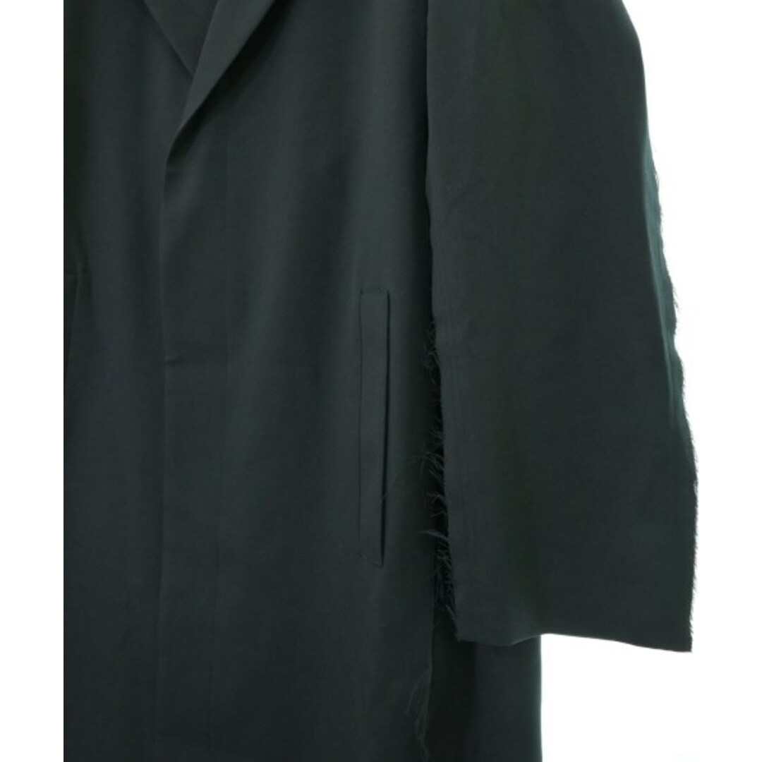 YOKE - YOKE ヨーク チェスターコート 1(S位) 緑 【古着】【中古 YOKE - YOKE ヨーク チェスターコート 1(S位) 緑 【古着】【中古