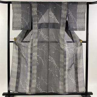 小紋 身丈155cm 裄丈61cm 正絹 名品 【中古】(着物)