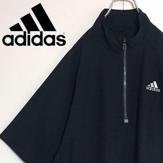 アディダス(adidas)の【万国旗タグ】アディダスゴルフ　ロゴ入りハーフジッププルオーバー　A1092(Tシャツ/カットソー(半袖/袖なし))