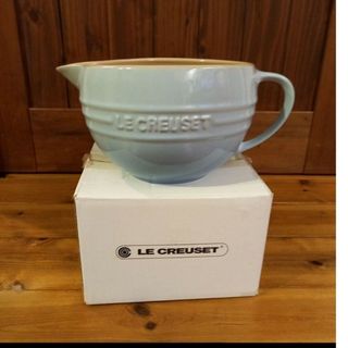 ルクルーゼ(LE CREUSET)の激レア ルクルーゼ ミキシング ボール L コースタルブルー(食器)