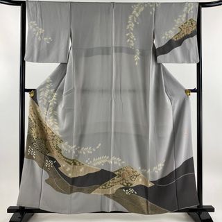 訪問着 身丈158cm 裄丈63.5cm 正絹 名品 【中古】(着物)