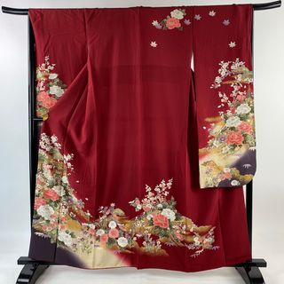 振袖 身丈160.5cm 裄丈67cm 正絹 秀品 【中古】(着物)