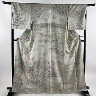 訪問着 身丈166.5cm 裄丈67cm 正絹 美品 名品 【中古】(着物)