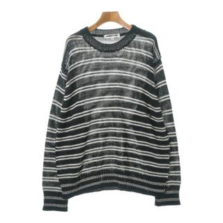 マックキュー(McQ)のMcQ マックキュー ニット・セーター S 黒x白(ボーダー) 【古着】【中古】(ニット/セーター)