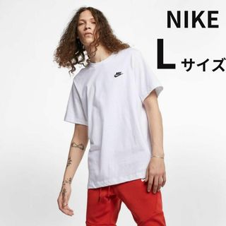 ナイキ(NIKE)のLサイズ ナイキ スポーツウェア クラブ Tシャツ 半袖 ホワイト 白 NIKE(Tシャツ/カットソー(半袖/袖なし))