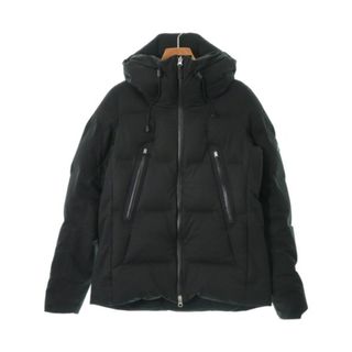 デサント(DESCENTE)のDESCENTE デサント ダウンジャケット/ダウンベスト 44(L位) 黒 【古着】【中古】(ダウンジャケット)