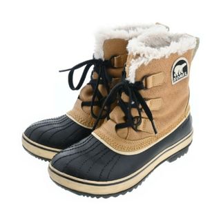 ソレル(SOREL)のSOREL ソレル ブーツ 23cm ベージュx黒 【古着】【中古】(ブーツ)