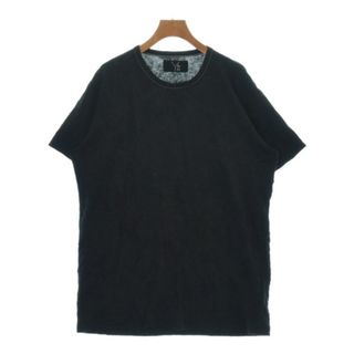 ワイズ(Y's)のY's ワイズ Tシャツ・カットソー 4(L位) 黒 【古着】【中古】(カットソー(半袖/袖なし))