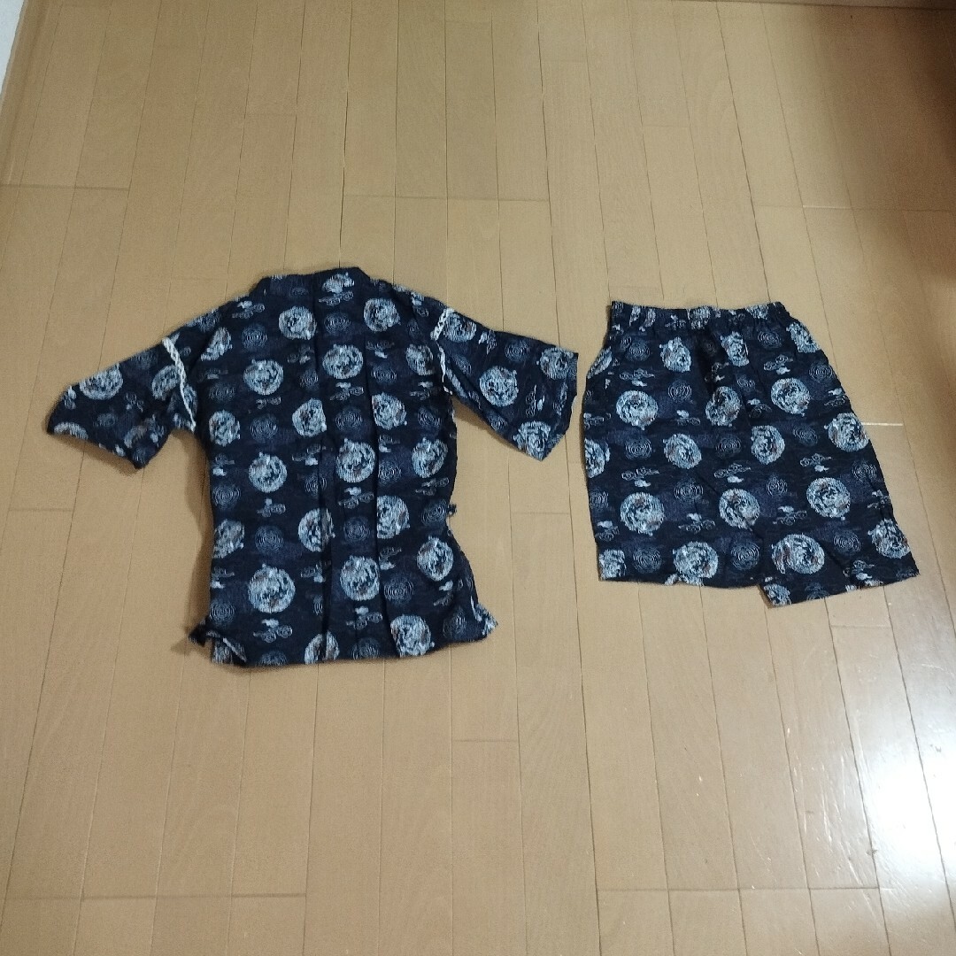 甚平 130cm ドラゴン 龍 難あり キッズ/ベビー/マタニティのキッズ服男の子用(90cm~)(甚平/浴衣)の商品写真